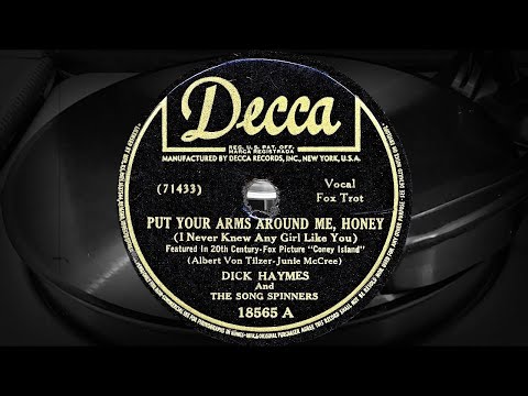 PUT YOUR ARMS AROUND ME, HONEY - DICK HAYMES And THE SONG SPINNERS (1943)