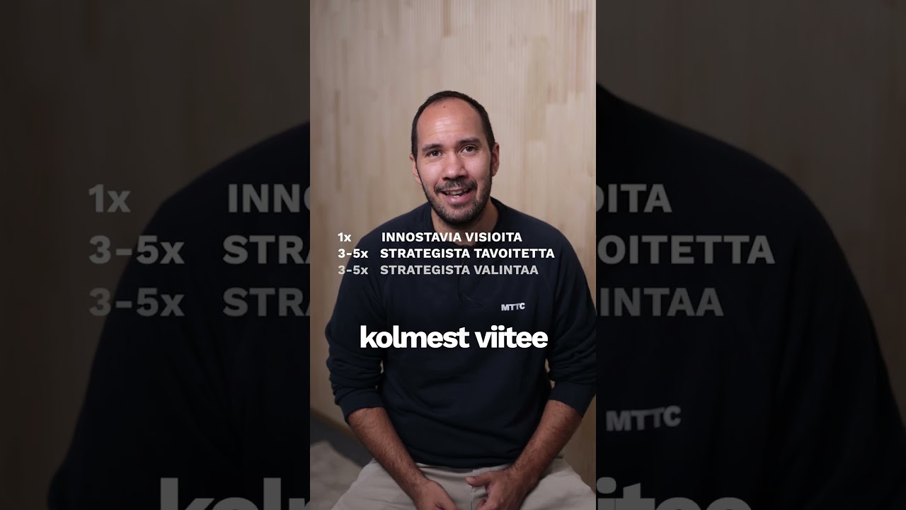 Strategy-recipe for success