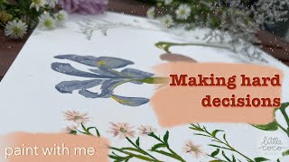 How to make big decisions confidently | Painting with Holbein Acrylic Gouache