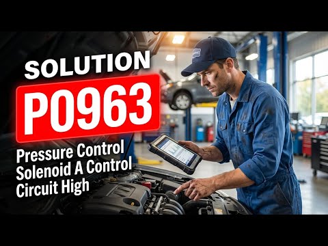 HOW TO FIX P0963 OBD II Error Code - Pressure Control Solenoid A Control Circuit High