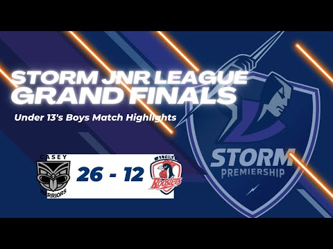 2022 Under 13's Boys Grand Final Highlights