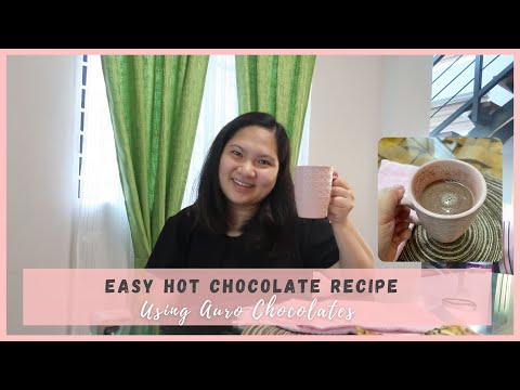 Easy Hot Chocolate Recipe using Auro Chocolate | Maria Ingrid Vlogs