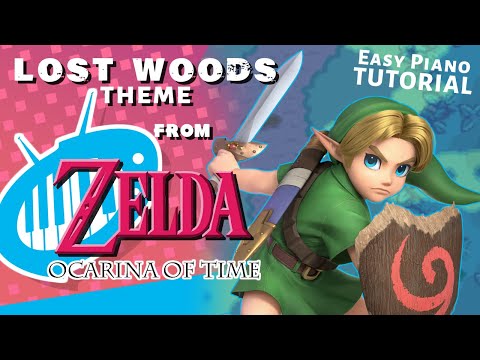 Lost Woods from Legend of Zelda: Easy Piano Tutorial