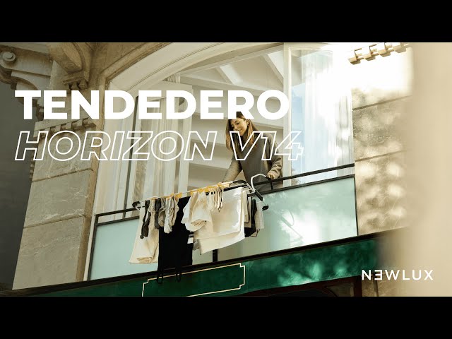 Étendoir à linge de balcon Newlux Aerial V14 Noir video