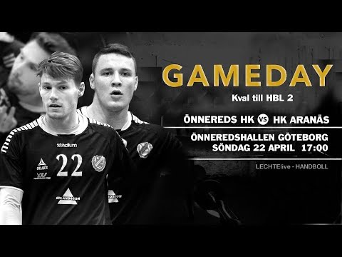 ÖNNEREDS HK vs HK ARANÄS (2018-04-22 Kval Handboll HERR ELIT)