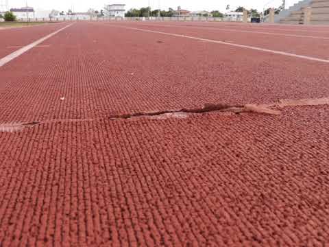 Marion Jones Track Deteriorating