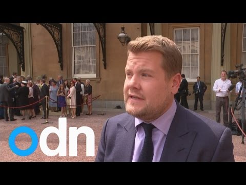 James Corden honoured with OBE for services to drama