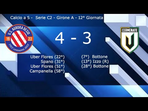 AURORA DESIO - VIRTUS CERMENATE 4-3 | HIGHLIGHTS | C5 | SERIE C2 | GIR.A | 2023-24