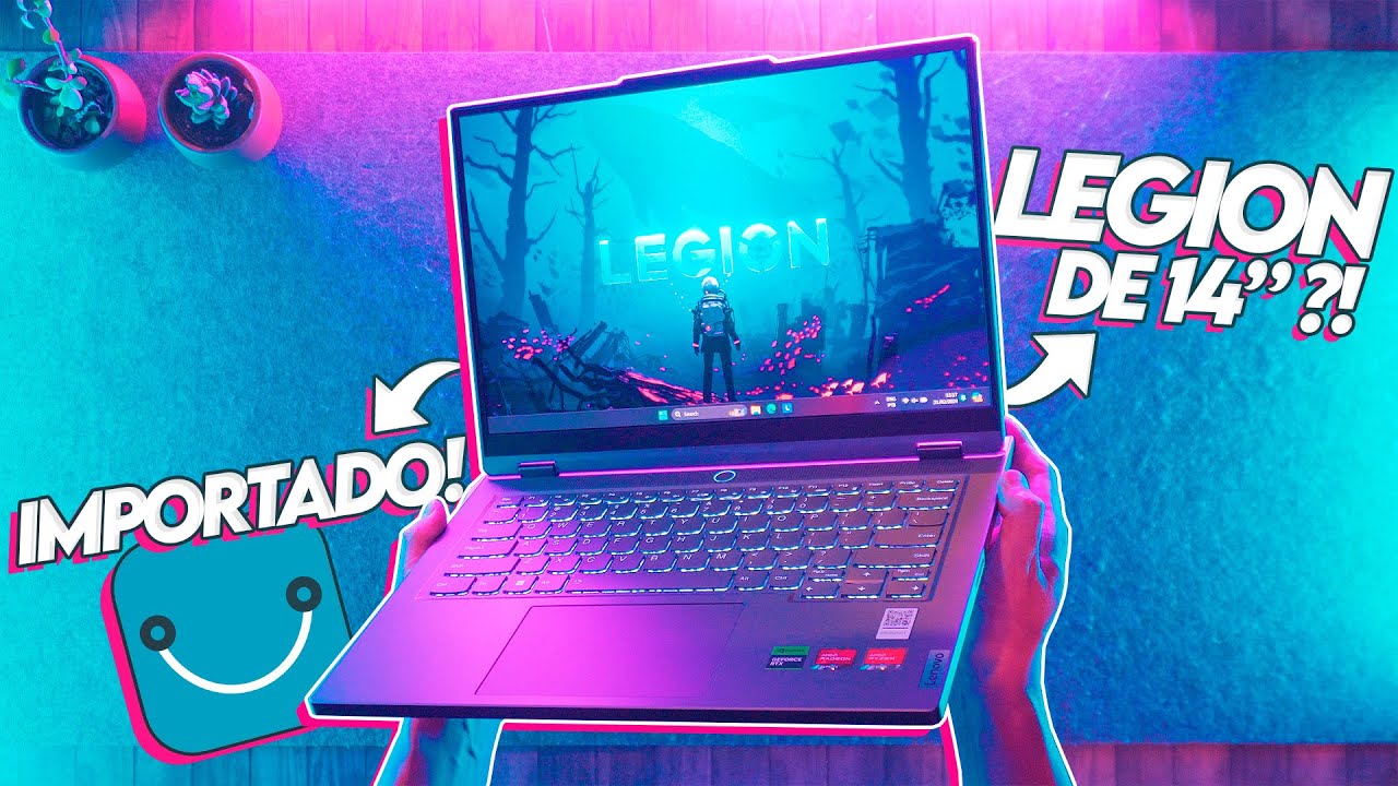 Importei um MINI LEGION SLIM 5 de apenas 14"! Mas com tela OLED e RTX 4060!