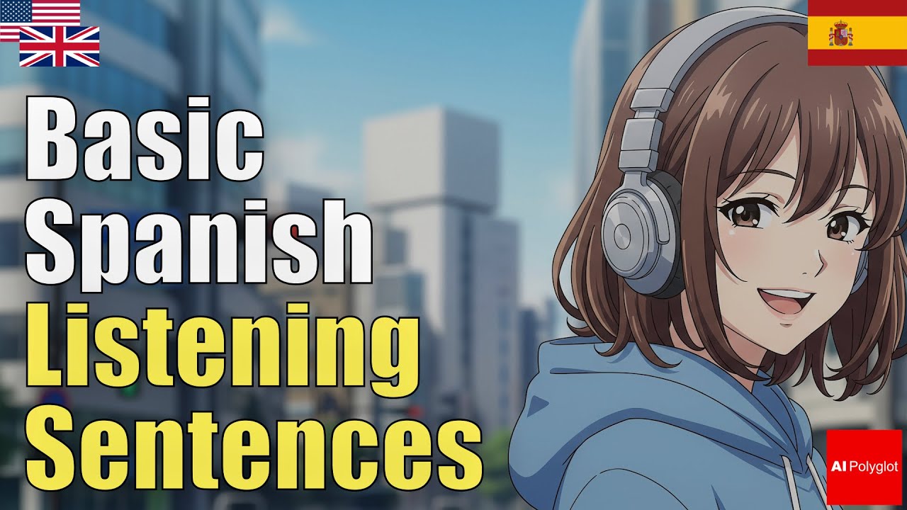 Basic Spanish Listening Sentences | Natural Listening | Must-Know