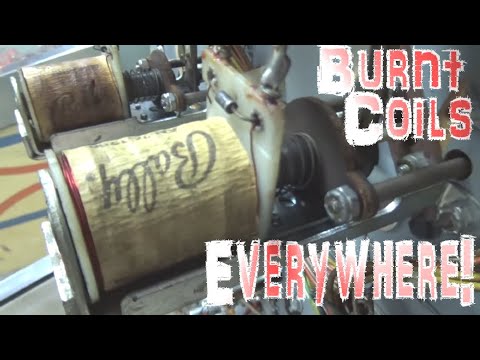Half The Coils Burnt Up In Bally's SILVERBALL MANIA Pinball Machine - What A Great Name!