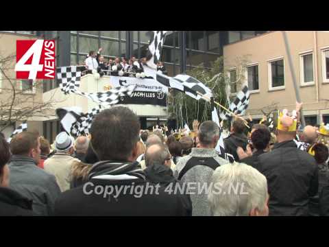 Huldiging Achilles'29 kampioen Topklasse 2012/2013