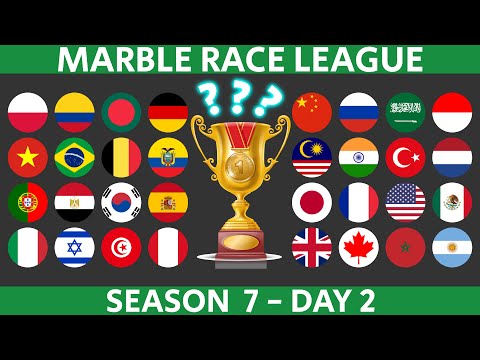 Marble Race League Season 7 Day 2 Marble Race in Algodoo