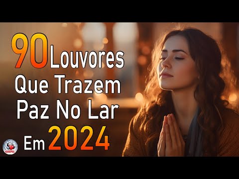 Louvores de Adoração - As Melhores Músicas Gospel Mais Tocadas 2023, Top Hinos Evangélicos COM LETRA