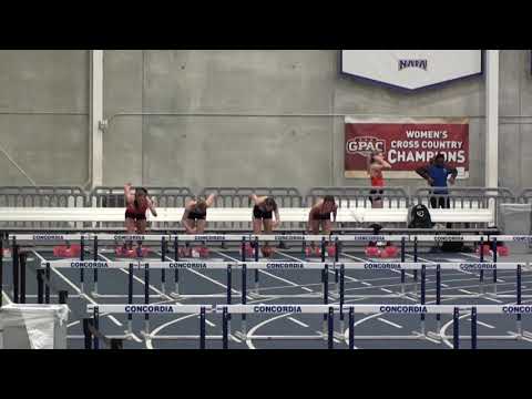 2020 Concordia Classic - Women's 60m Hurdle Prelims - Heat 2