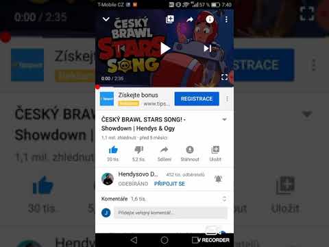 Český brawl stars song