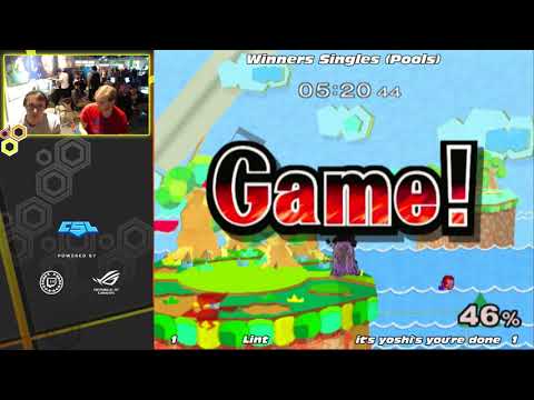 Mass Madness 19 SSBM - lint (Falco) vs. Wjang (Ganondorf) - Melee Pools