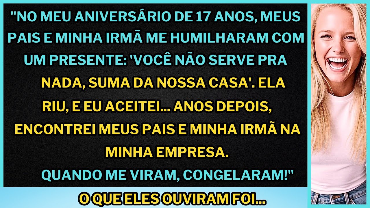 meus pais e minha irmã me jogaram na rua com 17 anos. anos depois entraram na minha empresa e ...