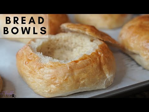HOW TO MAKE HOMEMADE BREAD BOWLS | BREAD RECIPE