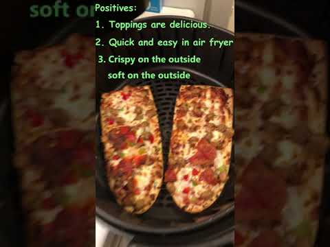 Red Baron French Bread Supreme Frozen Pizza Quick Review #shorts