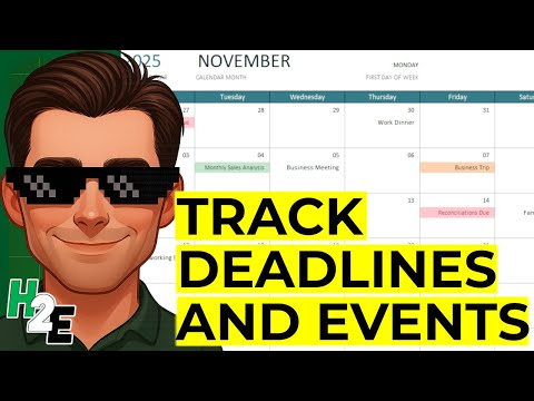 How to Easily Make a Calendar in Excel in Seconds!