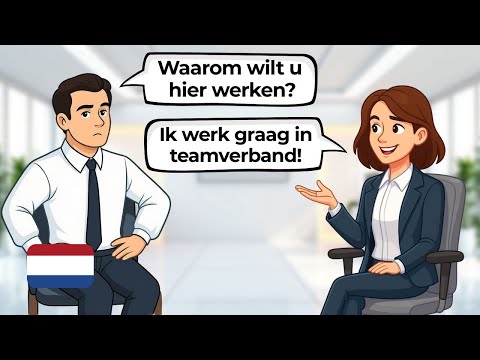 Job-Interview in Dutch - The Most Important Questions & Answers