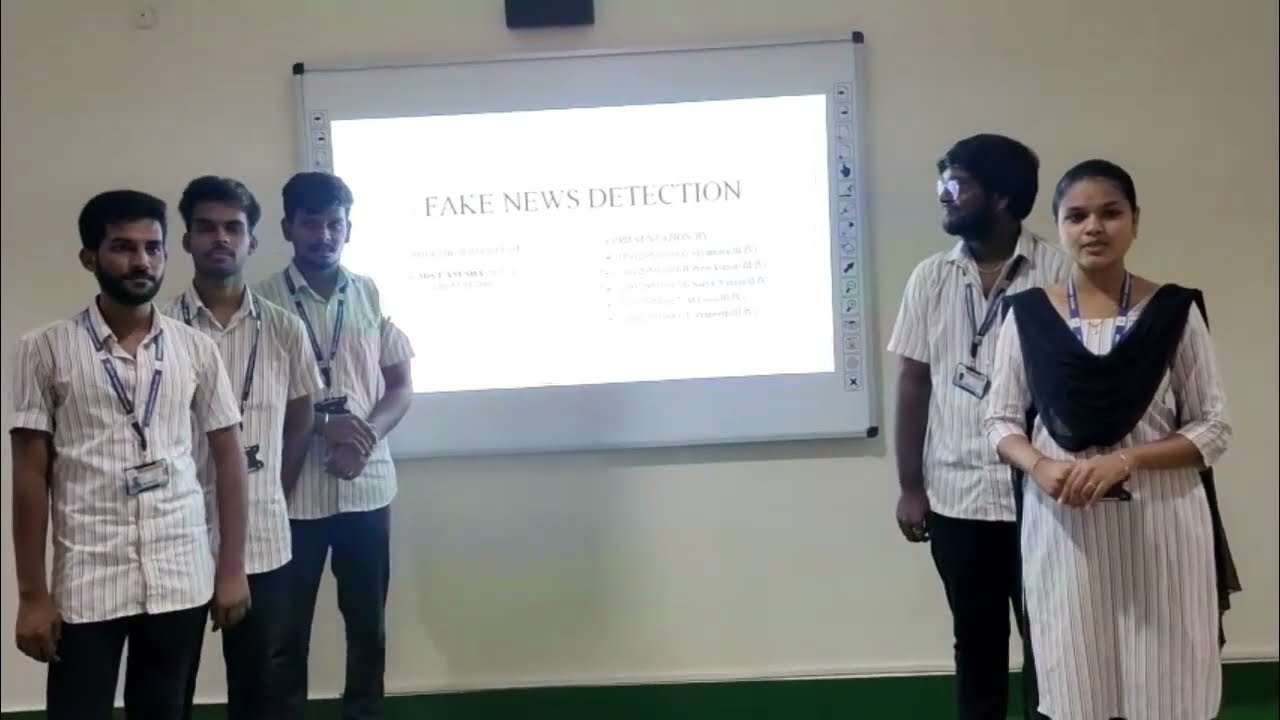FAKE NEWS DETECTION | 3/4 BTECH CSE | WISTM.ENGG COLLEGE