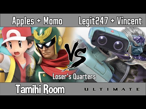 Tamihi Room - Apples + Momo Vs. Legit247 + Vincent - Loser's Quarters - Smash Ultimate