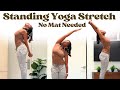 QUICK 5 Min Standing Yoga Stretch For Beginners R B Vibes Black Woman Yoga Instructor