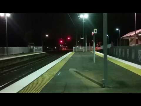 Aurizon's 2844 hauls NorthBound container Train #Y375 thru Lawnton on a rainy night 09/05/2017.