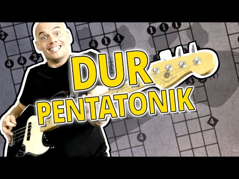 Major Pentatonic on the Electric Bass - Bass Fretboard and Music Theory