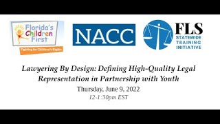 Lawyering By Design: Defining High-Quality Legal Representation in Partnership with Youth