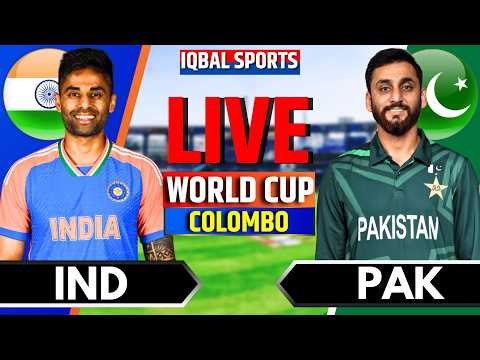 India vs Pakistan, T20 World Cup 2026 | Live Cricket Match Today | IND vs PAK Live | Iqbal Sports