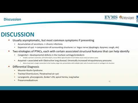 Thumbnail image of video presentation for Incidental Finding of Subcarinal Air Cyst or Tracheobronchial Diverticulum