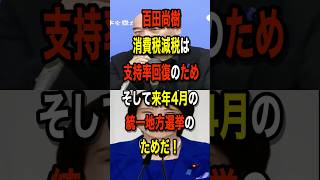消費税減税の裏側＃日本保守党＃百田尚樹＃消費税減税＃自民党＃統一地方選挙＃高市首相