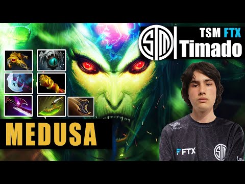 Medusa Safelane | TSM FTX.Timado | LATE GAME NOBODY CAN FIGHT THIS CARRY | 7.31b Gameplay Highlights