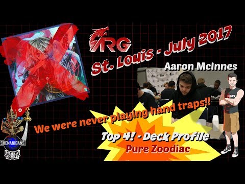 Aaron McInnes' ARG St. Louis Top 4 Pure Zoodiac Deck Profile!! We Were Never Playing Hand Traps!!
