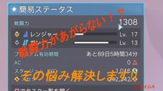 戦闘力が上がらない悩み解決します！　PSO2NGS　#１