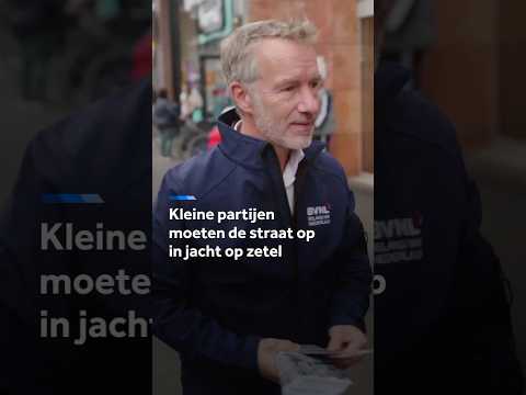 Kleine partijen moeten de straat op in jacht op zetel