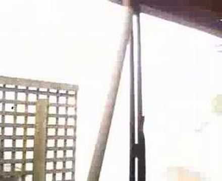 '82' Hilux Ute with '94 VR Holden engine doing a brako