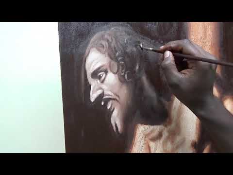 Painting Caravaggio’s "Christ at the Column”