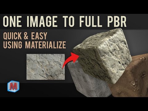 Materialize - Quick Start Guide - PBR Textures in Minutes