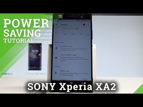 How to Allow Power Saving Mode in SONY Xperia XA2 - Battery Saver |HardReset.Info