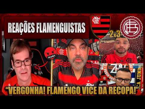 REAÇÕES FLAMENGUISTAS - FLAMENGO 2x3 LANÚS - FLAMENGO VICE DA RECOPA 2026! VAMOS RIR!