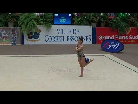 Valeria VATOVA (BUL) ball - 2020 Corbeil senior AA