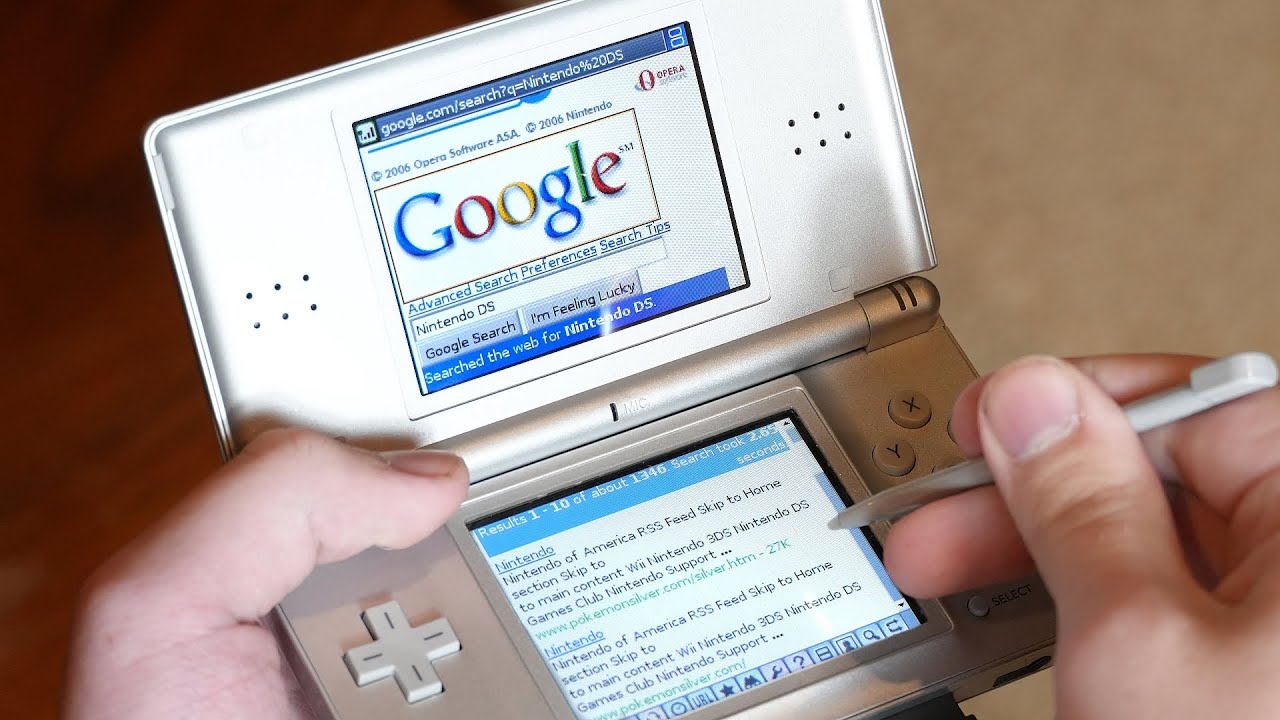 Using The Nintendo DS Web Browser 20 Years Later