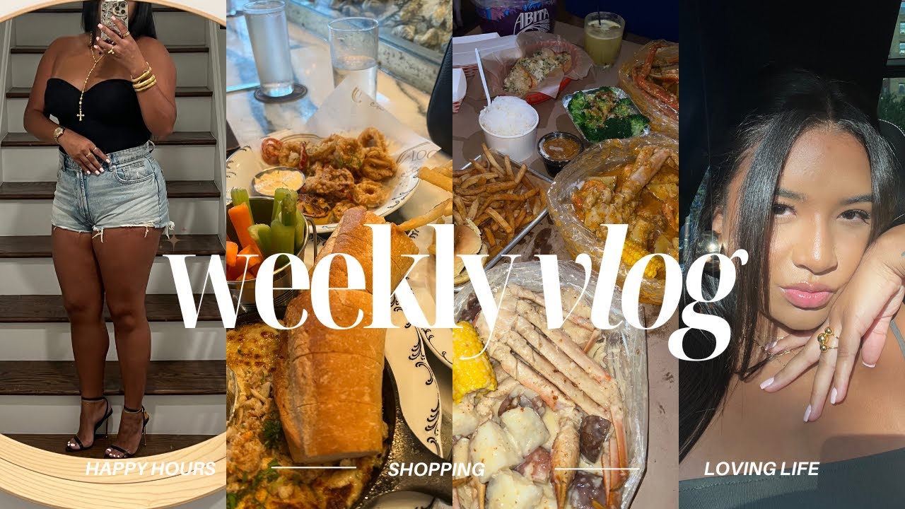 WEEKLY VLOG | FASHION NOVA, SKIMS, FENTY HAUL, PR UNBOXING, HAPPY HOUR WITH THE GIRLS, + MORE