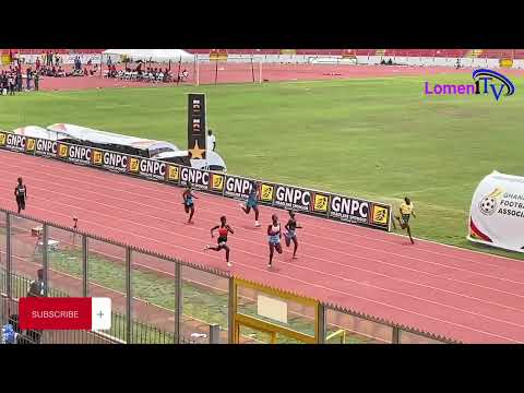 U15 girls 100m. Heat 6. GFH qualifier. Kumasi2024.