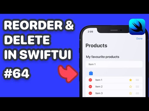 How To Edit A List In SwiftUI (SwiftUI EditButton, EditButton SwiftUI, SwiftUI Edit List) thumbnail