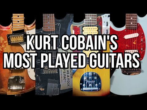 Kurt Cobain's Most Played Guitars | Specs, Stats & Facts